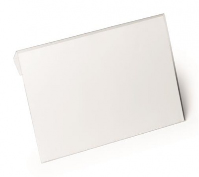 Logisztikai zseb, , behajtható, A5, fekvő, DURABLE "HARD COVER", átlátszó