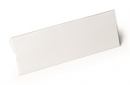 Logisztikai zseb,  behajtható, 1/2 A5, fekvő, DURABLE "HARD COVER", átlátszó