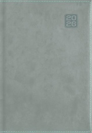 Naptár, tervező, B5, heti, DAYLINER "Square", szürkéskék